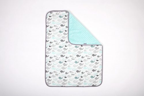 Incababy Baby Blanket Blue Whale L