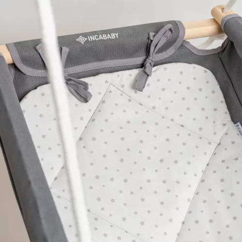 Incababy Babyswing Basic Grey Stars